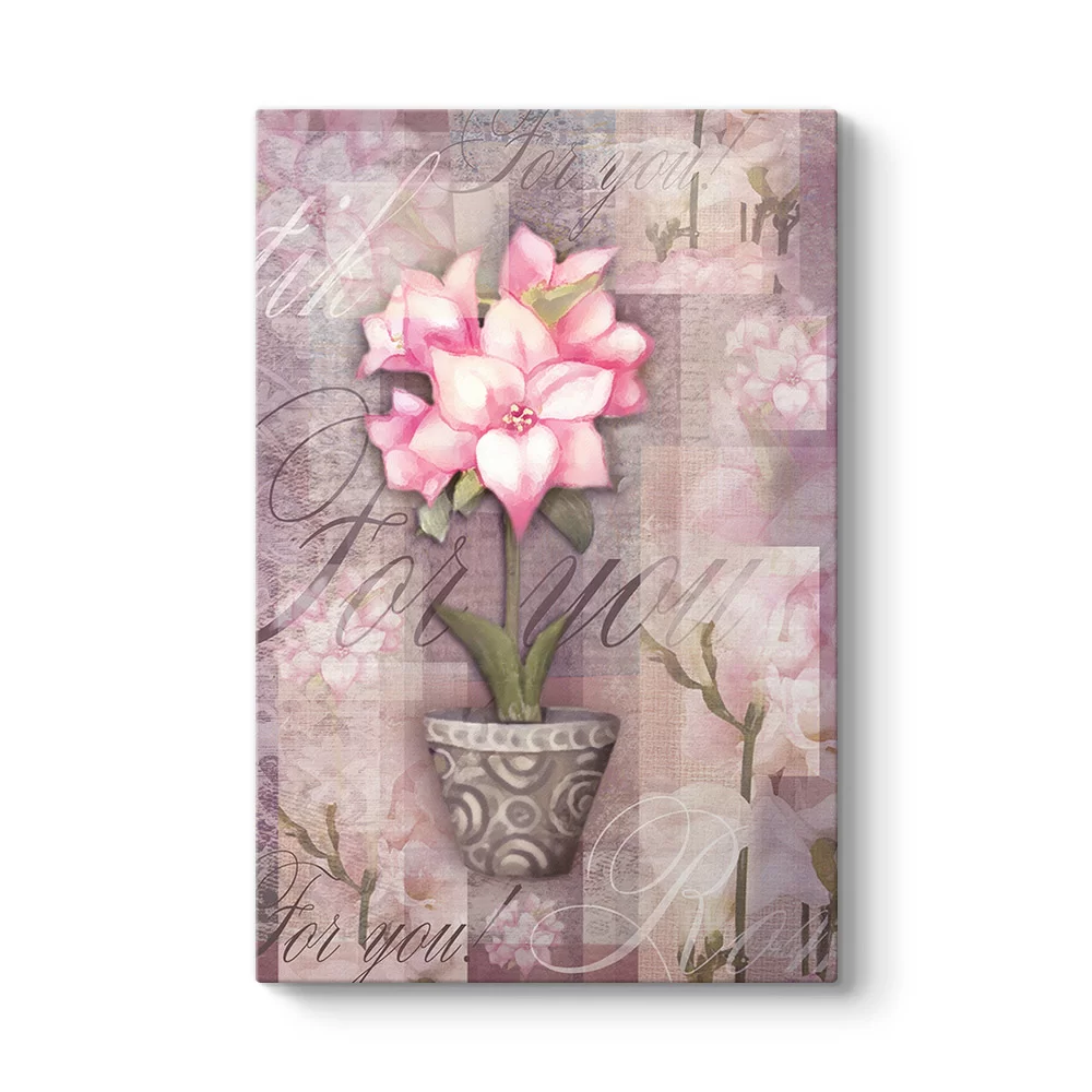Alstroemeria Çiçeği Tablosu - Model 2